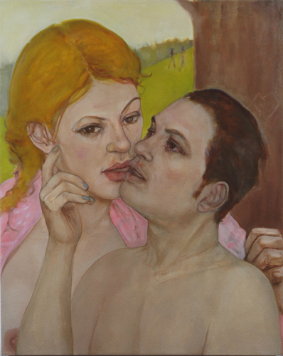 Eliza Griffiths "Arcadia 2" 2000, oil on canvas, 42" x 36", private collection