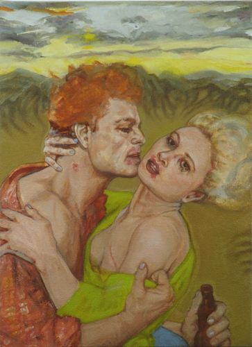 Eliza Griffiths "Bitter with the Sweet" 2000, oil on canvas, 11" x 9", private collection